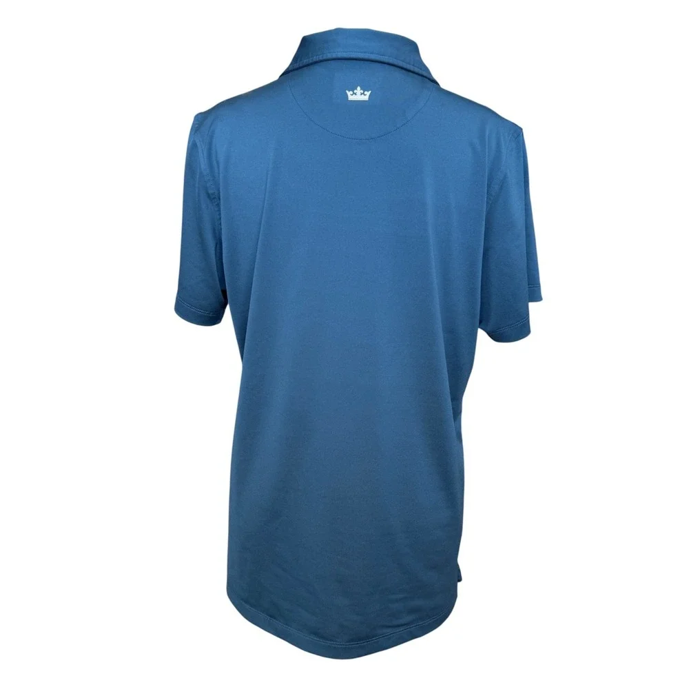 Peter Millar Women's Crown Comfort Wicking Golf Polo Shirt Large Concession Cup